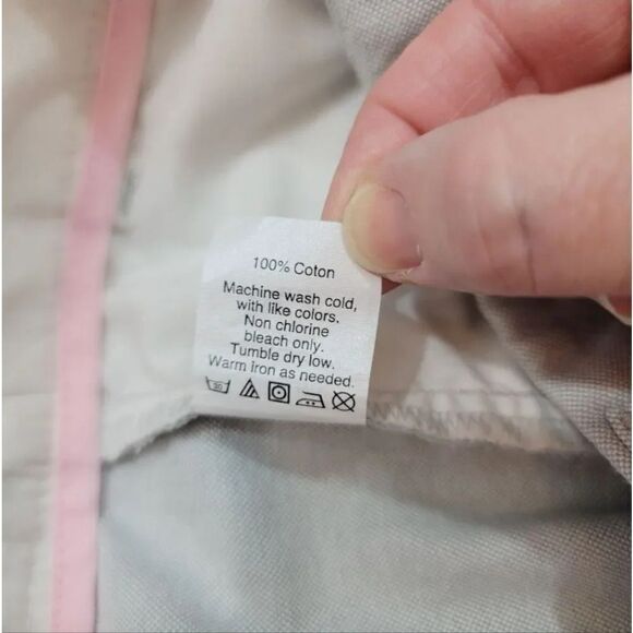 J. Crew Skimmer Oxford Cotton Crop Trouser Pants in Gray Size 4 - Picture 8 of 10